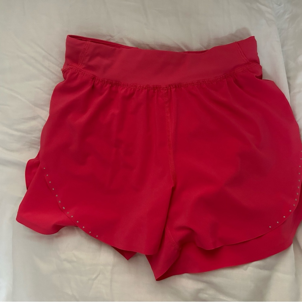 Pink lululemon shorts